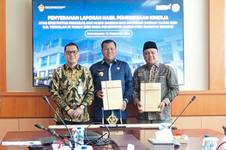 Terima LHP BPK, Pemkab Kuansing Perkuat Akuntabilitas Pajak dan Retribusi Daerah