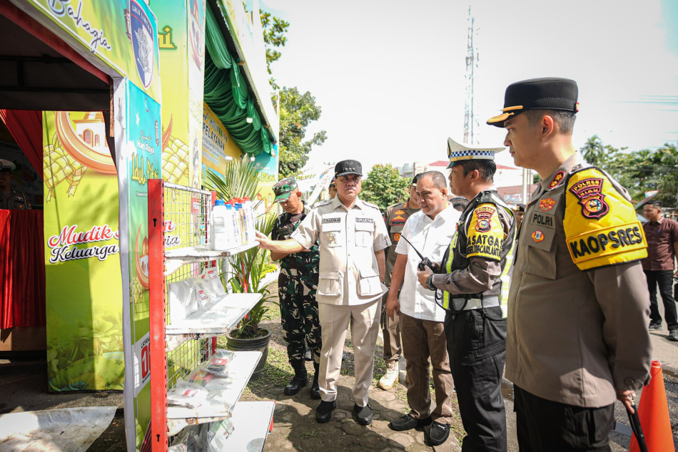 Posko Mudik Kuansing Disulap Jadi Oase, Bupati Pastikan Pemudik Aman dan Nyaman
