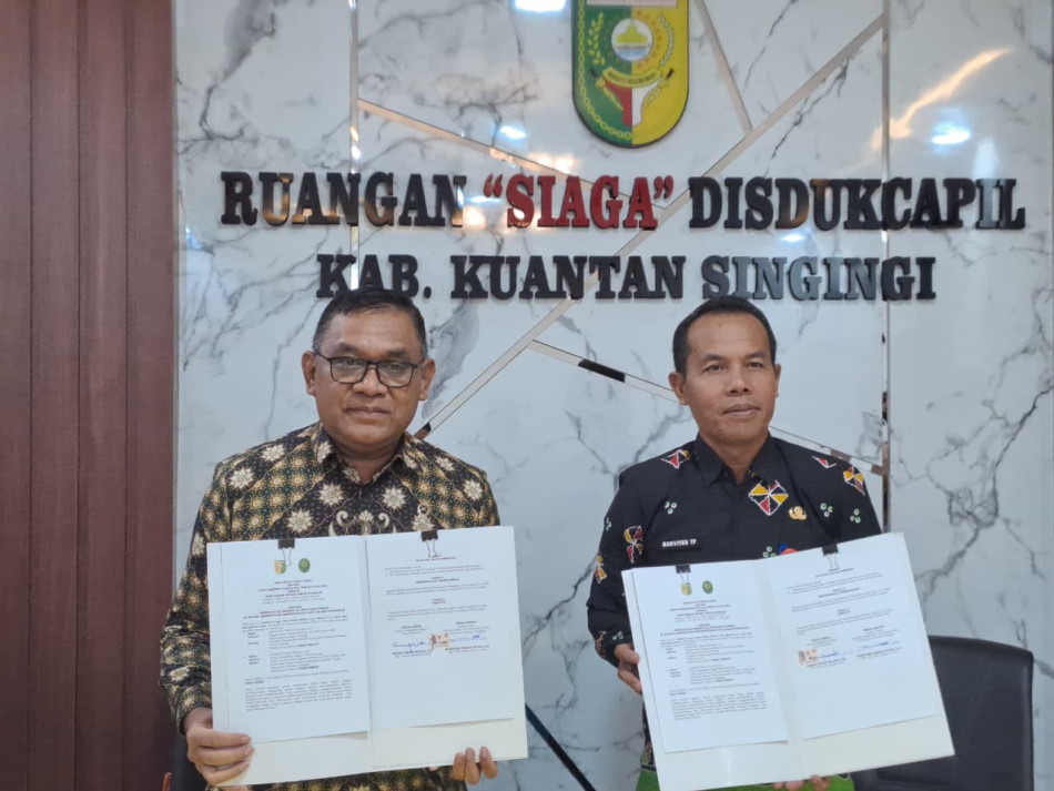 Dukcapil Kuansing & PN Teluk Kuantan Tancap Gas: Urusan Adminduk Tak Perlu Berbelit, Putusan Hakim Langsung Tereksekusi