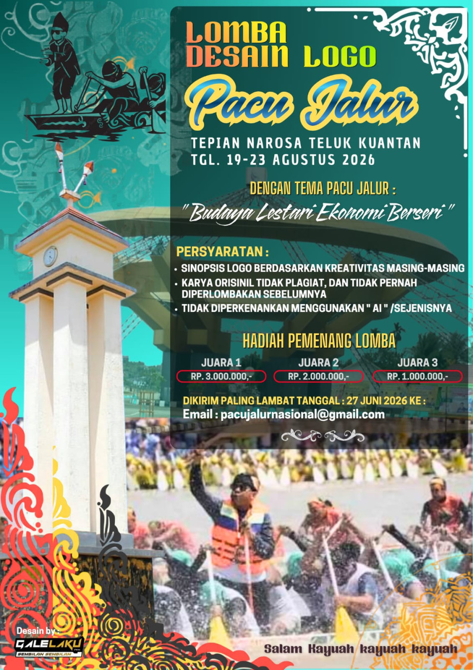Budaya Lestari, Ekonomi Berseri: Lomba Logo Pacu Jalur Nasional 2026 Mulai Dibuka