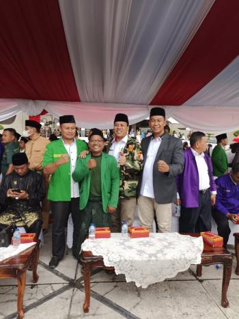 Suhardiman Amby Satu - Satunya Bupati Hadiri Apel Sumpah Pemuda Yang Digelar Banser NU Riau