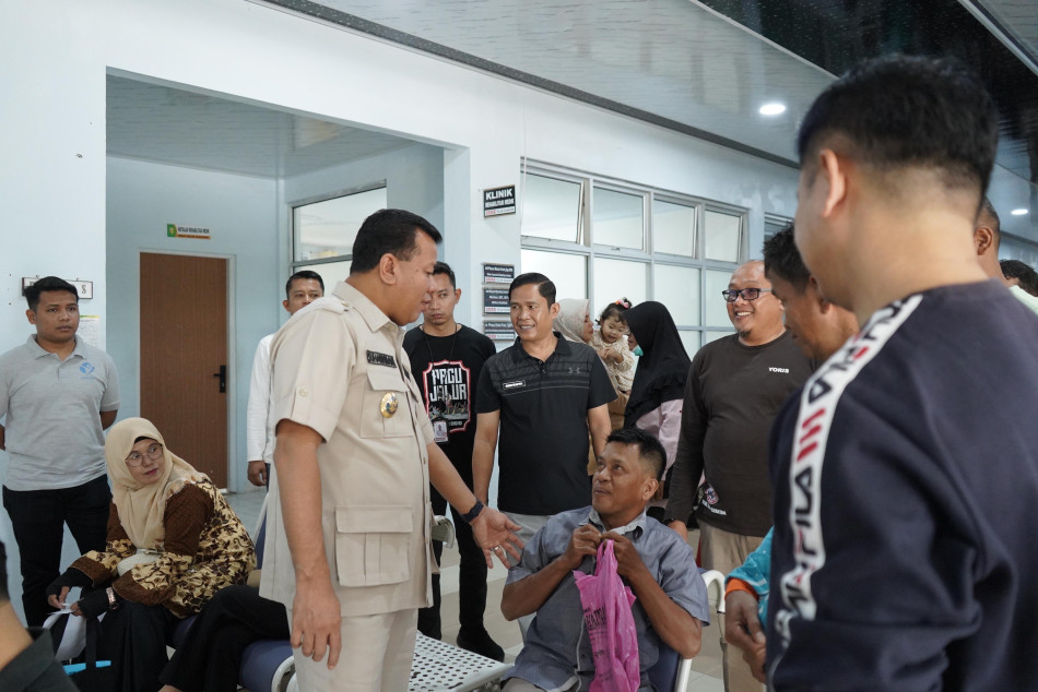 Tindaklanjuti Keluhan Masyarakat  Bupati Suhardiman Sidak Pelayanan RSUD Teluk Kuantan